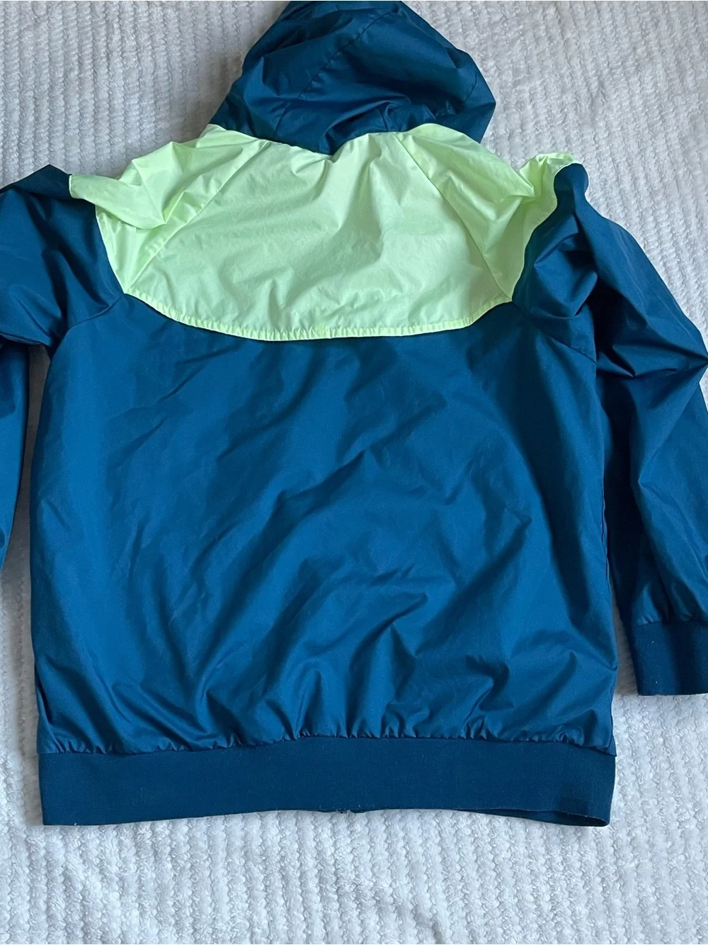 Nike Blue Mesh Athletic Jersey with White Logo Trim
